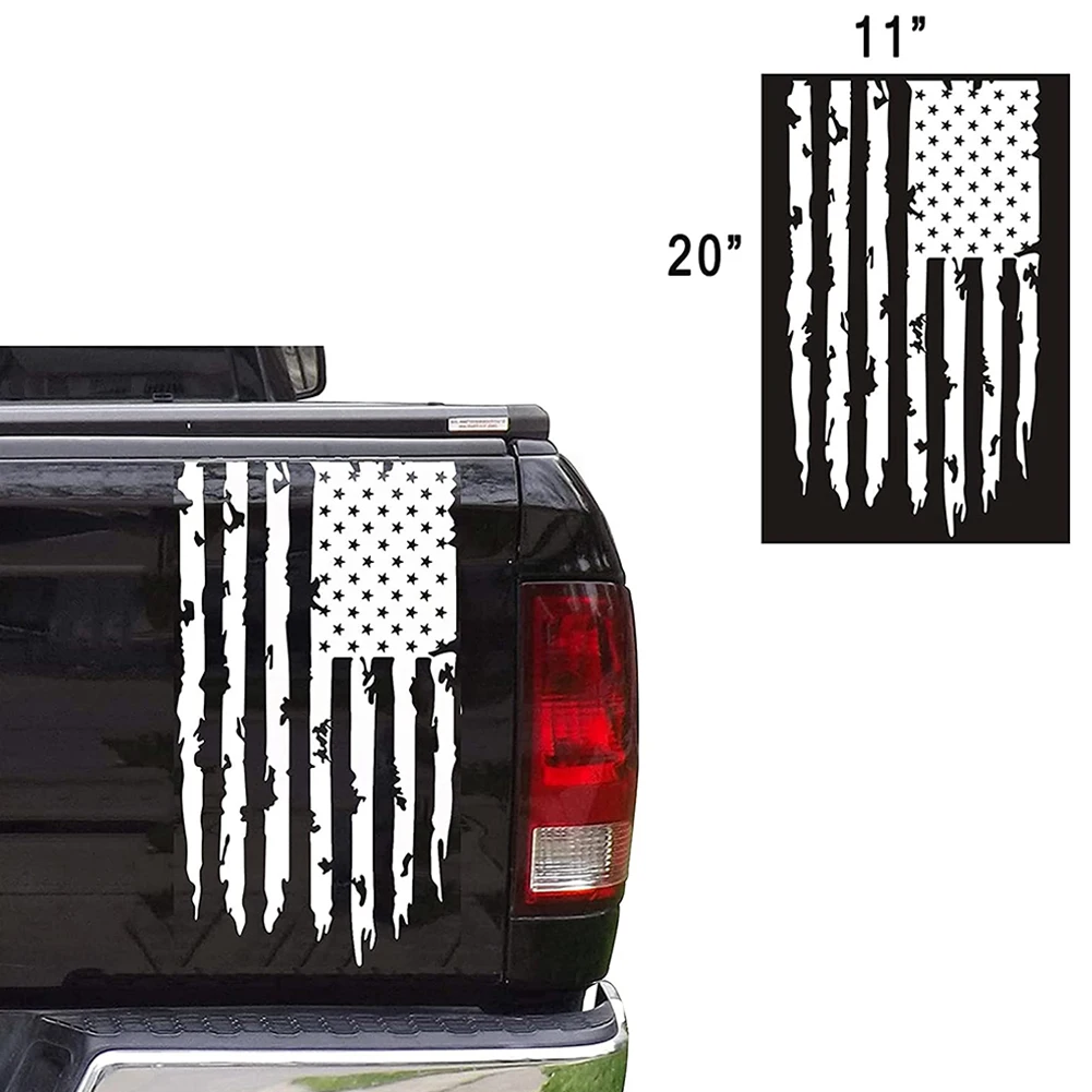 

Car Sticker American USA Flag Car Decal Truck Tailboard Vinyl Graphics Stars and Stripes Car Styling Car Accessories
