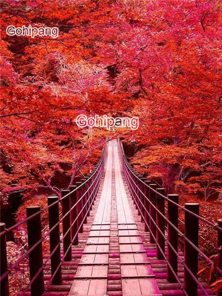 

Diamond Embroidery Natural Landscape Forest and Path 5D DIY Cross Stitch Kits Rhinestones Square or Round Diamond Home Decoratio