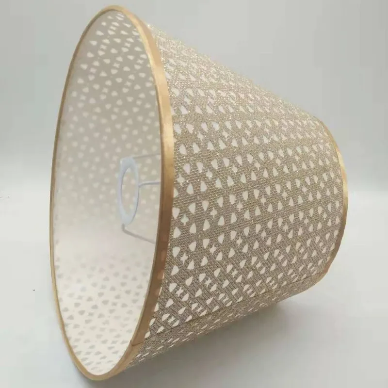 30 см E27 затемненные лампы в стиле АР деко для настольных ламп золотой тканевый