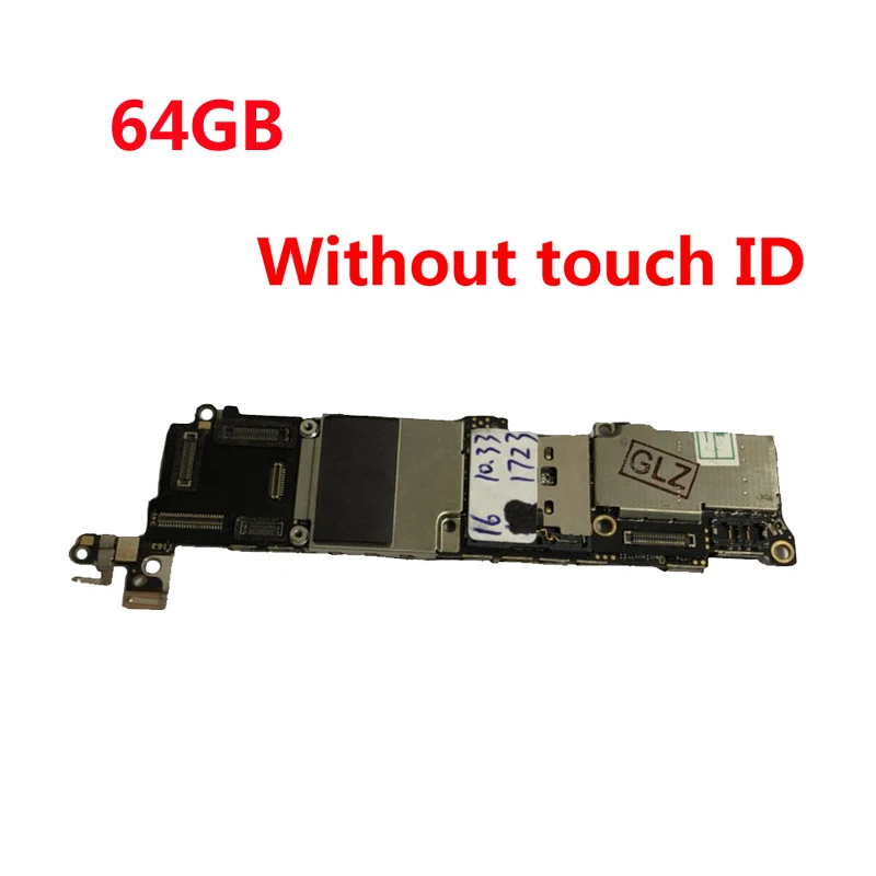 64GB-Without TouchID Материнская плата мобильного телефона с/без touch ID для iphone SE IOS материнская плата без iCloud 16 гб 32 гб 64 гб оригинальная материнская плата - Цвет: 64GB-Without TouchID