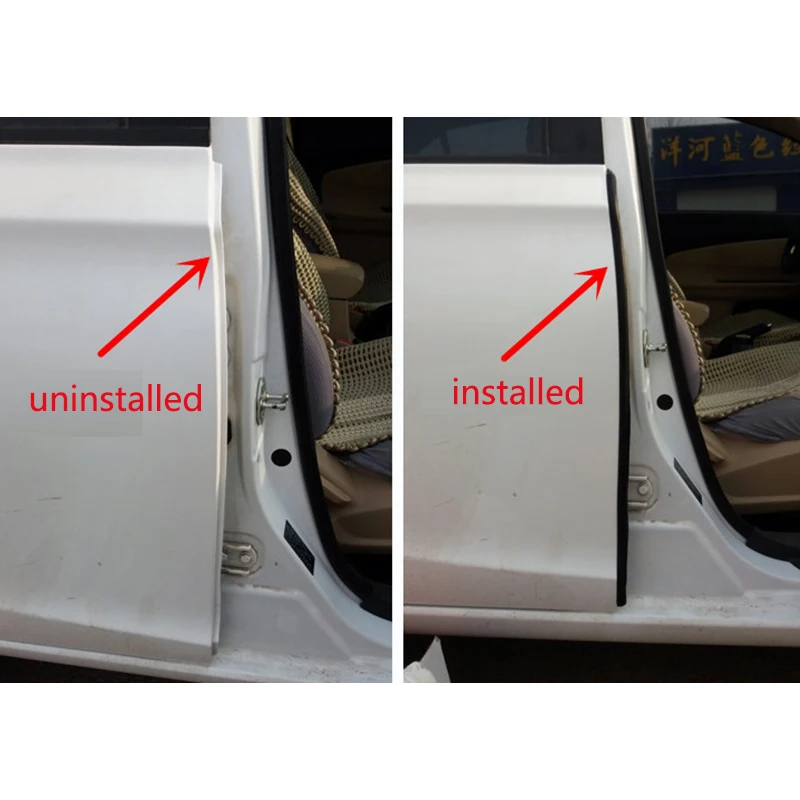 

80cm/pcs B Pillar Car Sealing Strips Auto Rubber Door Seals Seal Strip Accessories Styling Car Door Weatherstrip