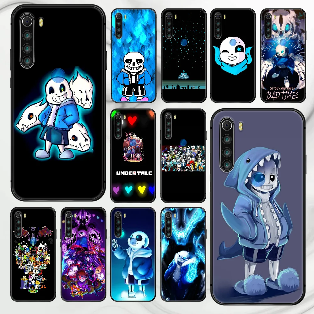 Чехол для телефона с изображением игры undertale sans чехол XIAOMI Redmi 7 7a 8 8a 9 10X NOTE 6 7s 8t 9s Pro