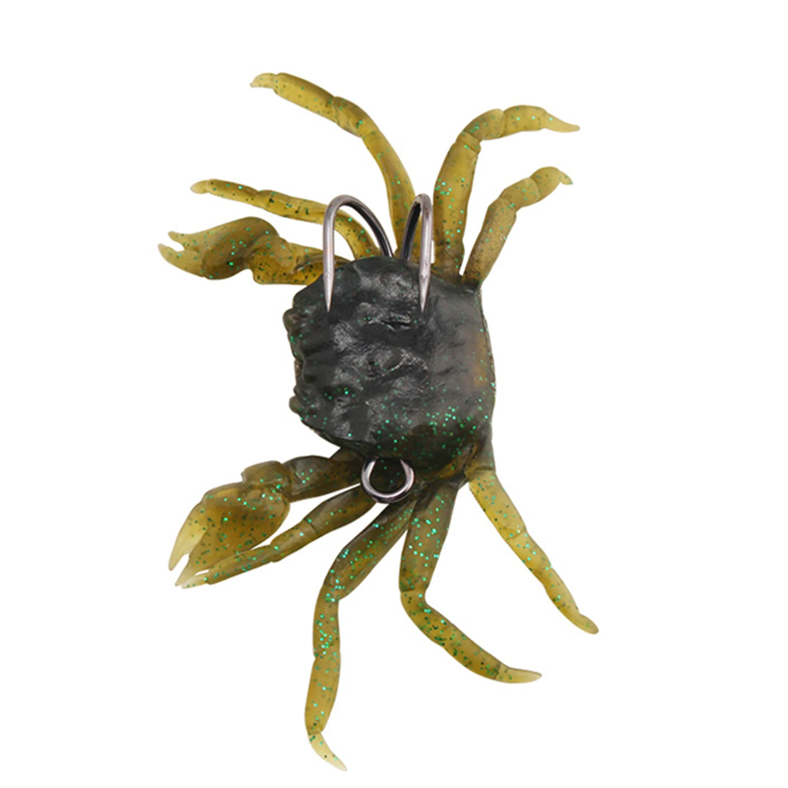 Рыболовные приманки в виде краба приманка с двойными крючками искусственная для