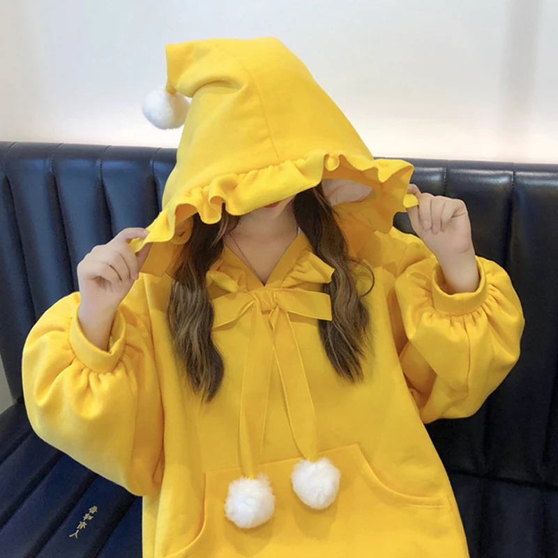 Толстовка Женская зимняя с капюшоном Мягкий Свитшот в японском стиле надписью