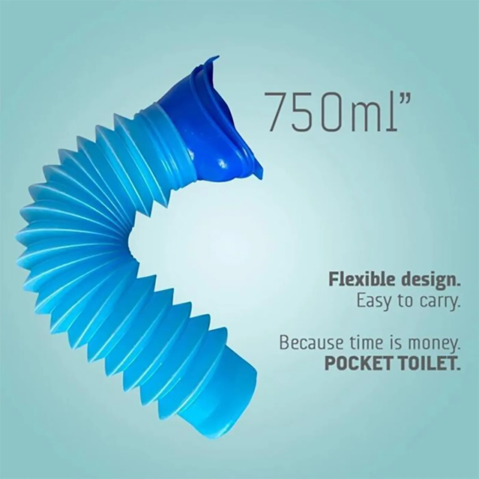 

750ml Adult Emergency Urinal Car Portable Stretchable Small Urinal Outdoor Travelling Camping Reusable Urinals Tool