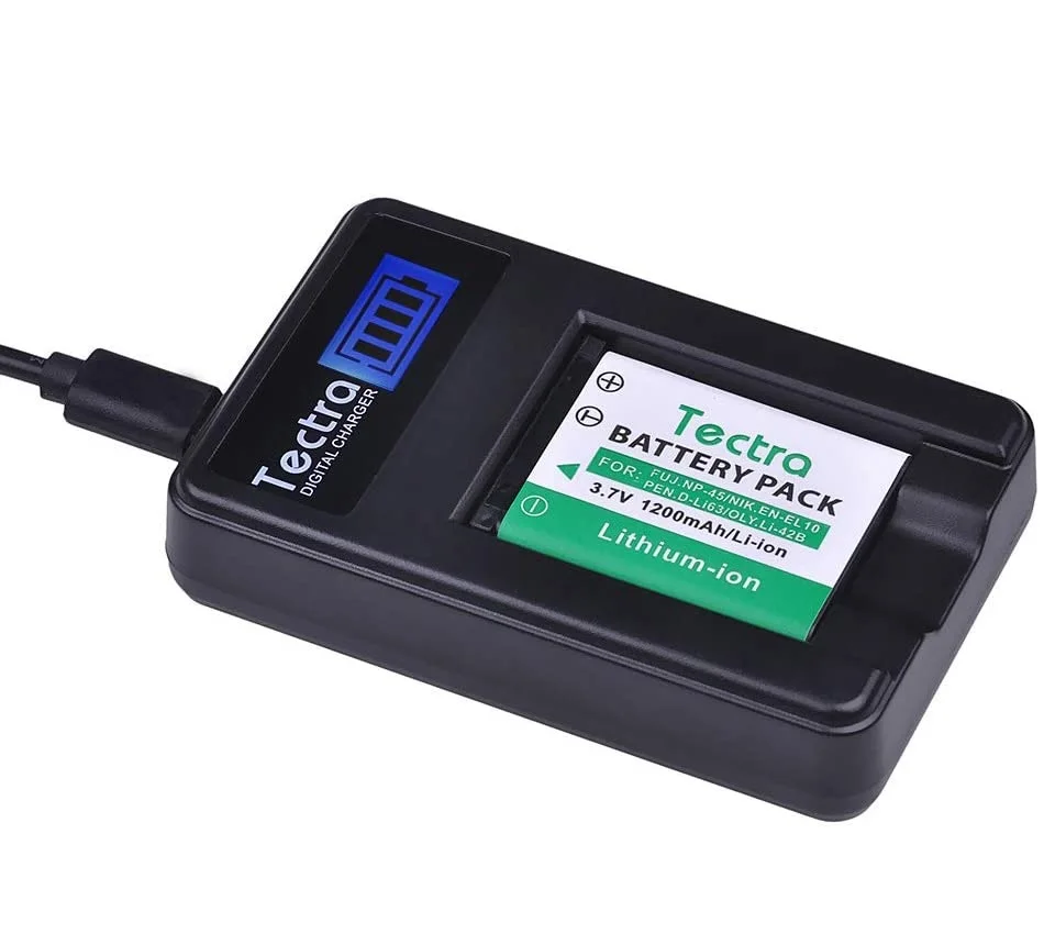 2 шт. аккумулятор + умное зарядное устройство USB для Nikon EN-EL10 MH-63 и Coolpix S60 S80 S200 S220 S500