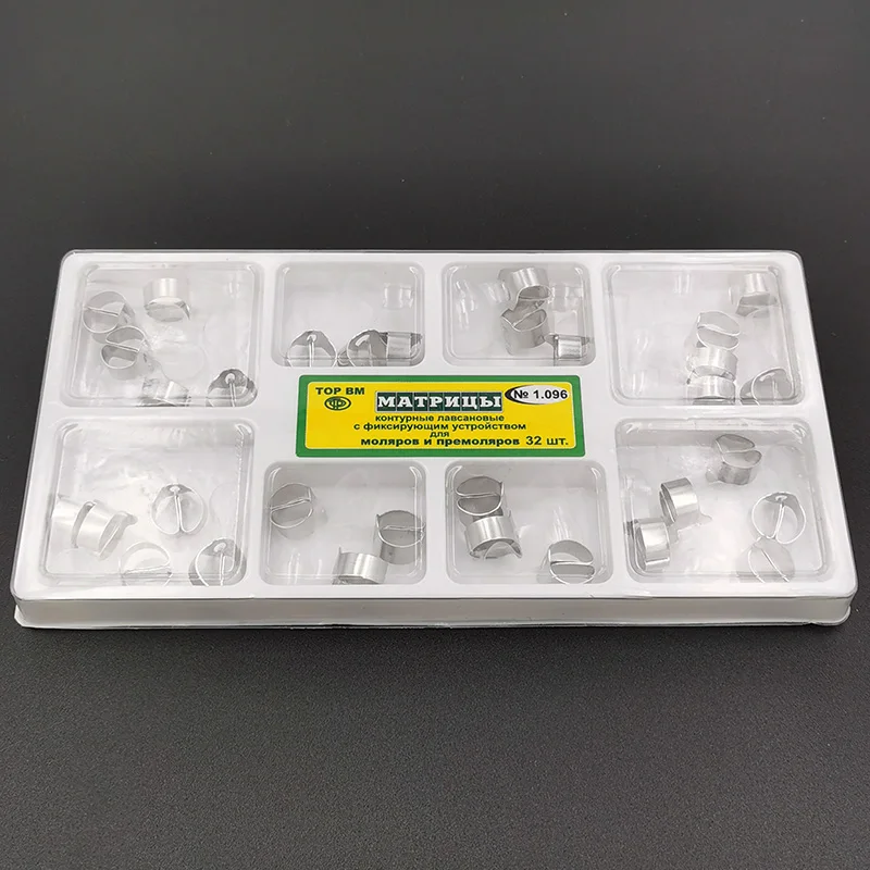 

Original TOP BM Dental Matrices for Premolars and Molars Universal Kit Molars Matrices Dentist Tools Dental Materials