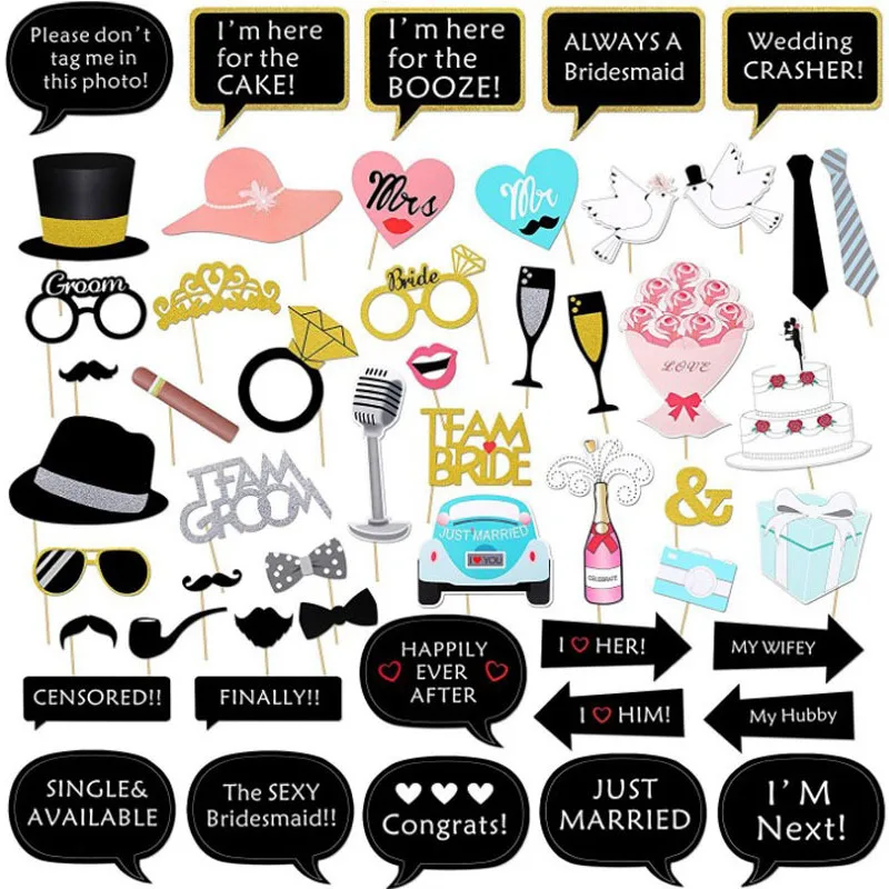 Ручной реквизит для свадебной церемонии фотосъемки подружки невесты Забавный