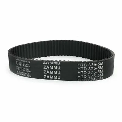 

HTD375-5M 75 Teeth 25mm Width Rubber Synchronous Timing Belt Replacement