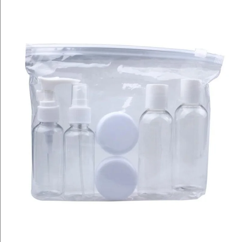 

6pcs/set Plastic Material Portable Transparent Travel Cosmetic Bottle Points Bottling Professional Points Bottling