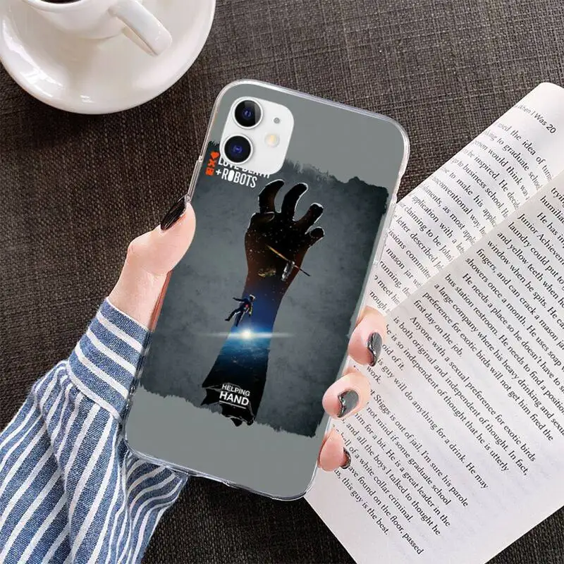 Чехол для телефона PENGHUWAN с анимацией Love Death &amp Robot iPhone 11 pro XS MAX 8 7 6 6S Plus X 5S SE 2020 XR |