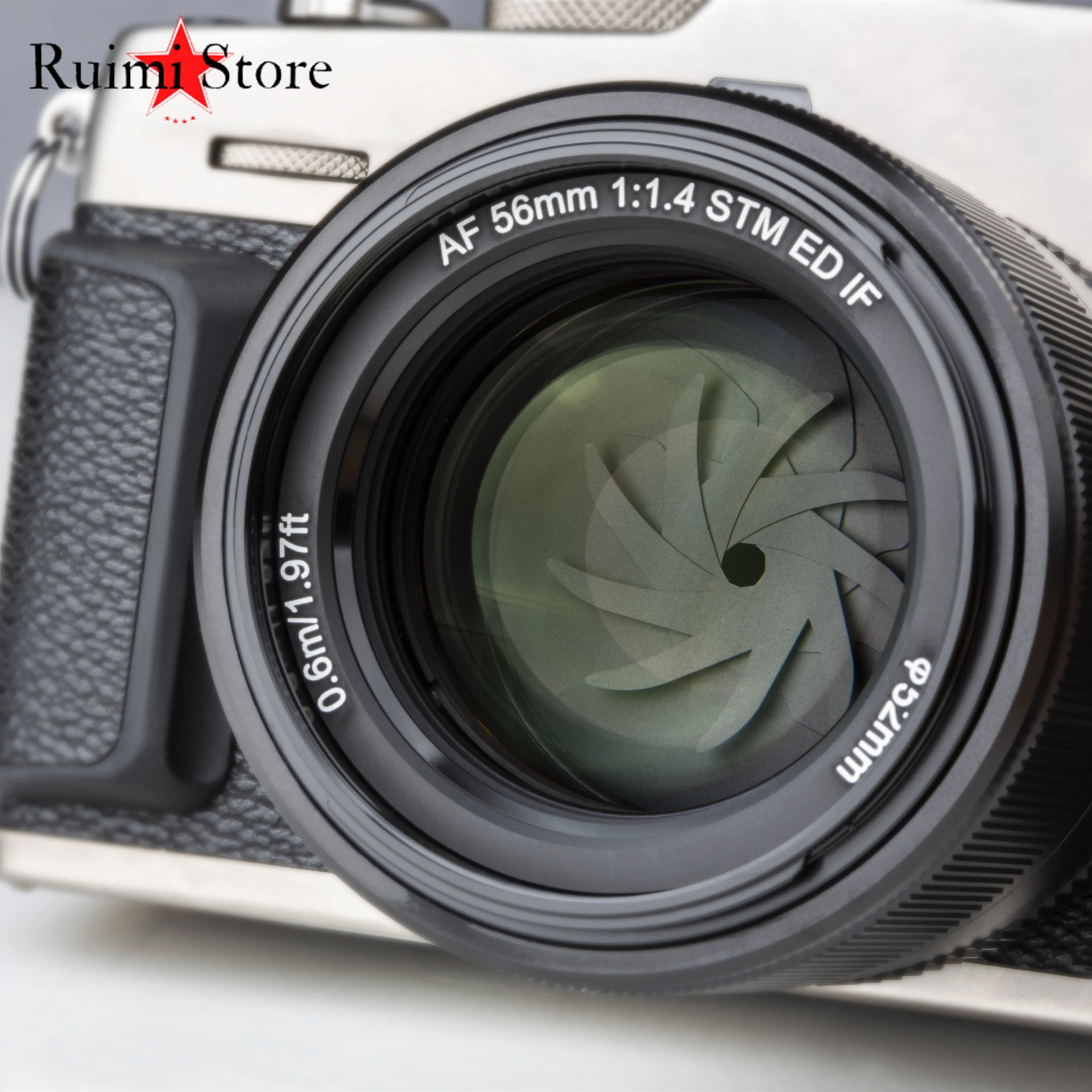 Viltrox 56 мм f1.4 STM автофокусом объектив для цифровой фотокамеры Fuji X Крепление