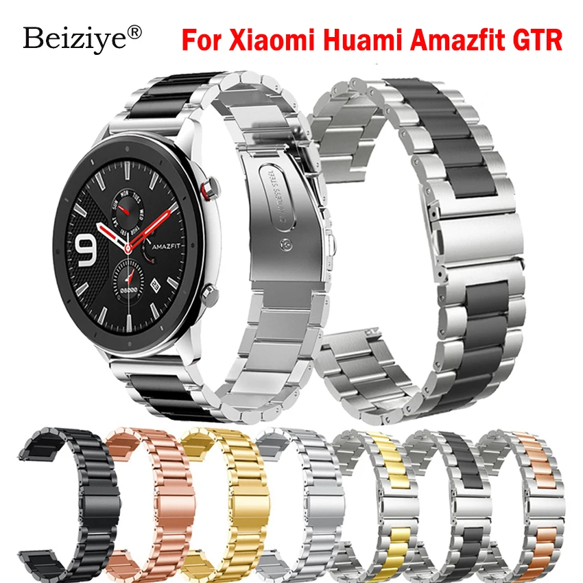 Браслет из нержавеющей стали для Xiaomi Huami Amazfit GTR 42 мм 47 мм|Ремешки часов| |