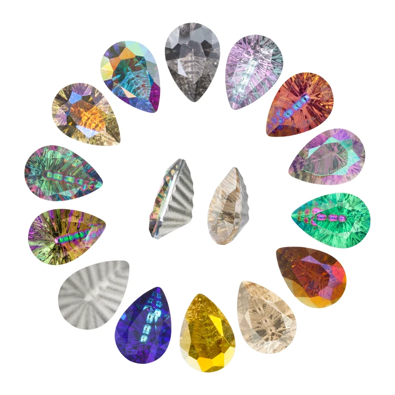 

XiChuan Drop Millennium Pointback Nail Art Rhinestones Sew On Rhinestones Glass Crystal For DIY Nail Accessories Jewelry Making