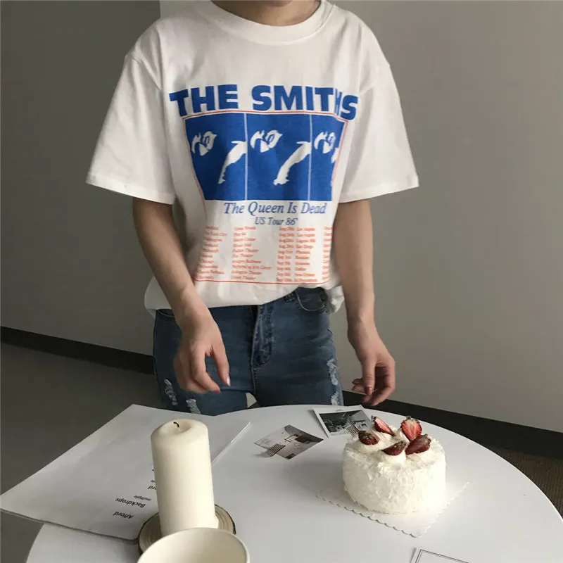 Винтажные повседневные белые хлопковые универсальные свободные новые модные