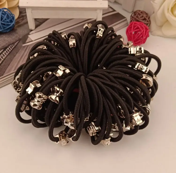 Резинки для волос женские эластичная резинка аксессуар 10 шт. |