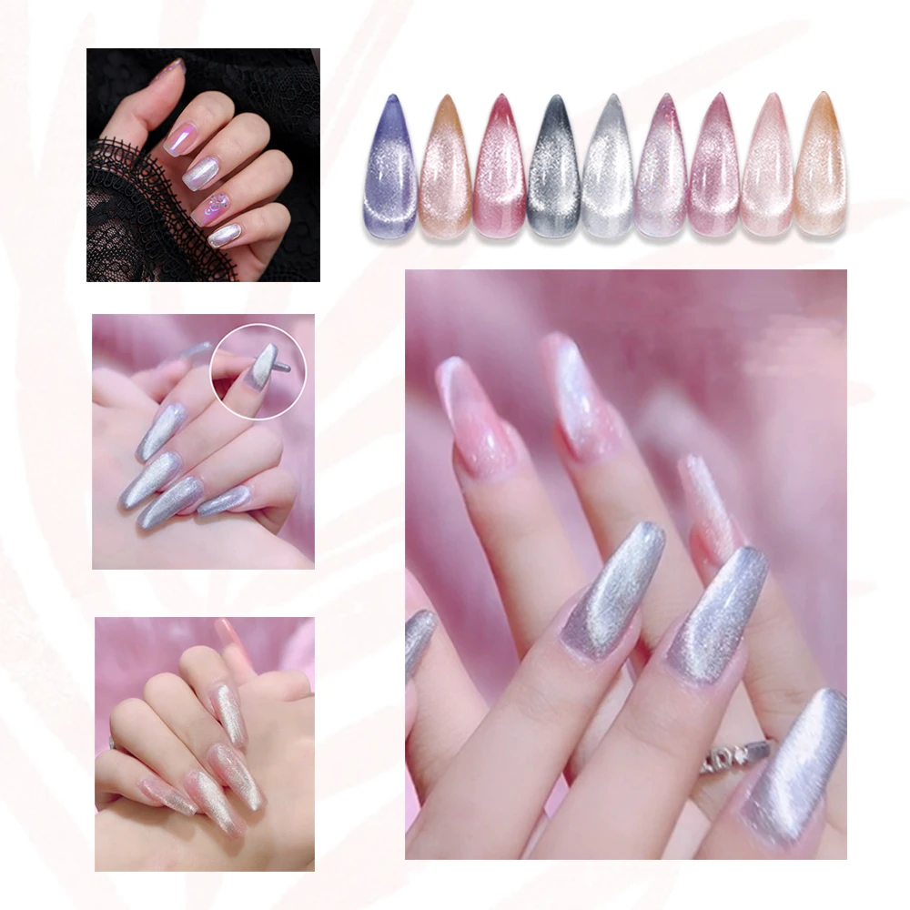 Гибридные Лаки MIZHSE полуперманентный Магнитный Гель лак для ногтей с УФ смотином