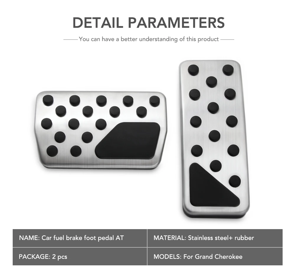 Автомобильные аксессуары крышка педали тормоза акселератора для Jeep Compass Liberty PATRIOT