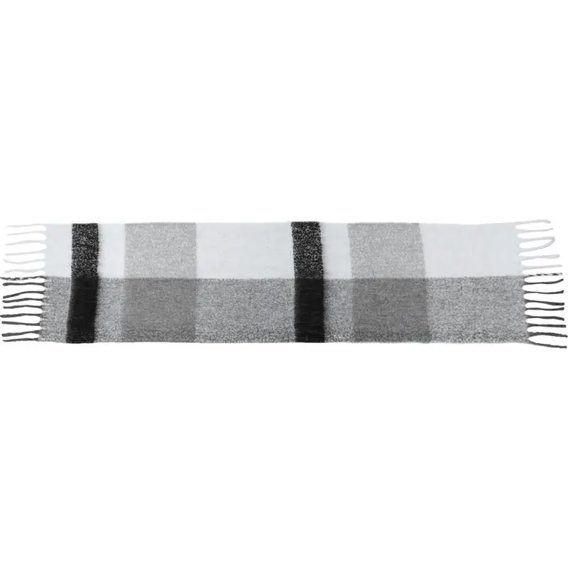 

Imitation Cashmere Autumn Winter Clothing Tassel Scarf Color Block Scarf