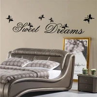 wall stickers sweet dreams letters decals for kids bedroom nursery room home decor vinyl modern art on the wall
