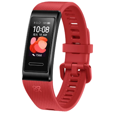 Honey Red Умный Браслет huawei Band 4 Pro, инновационные часы, лица, автономный gps, проактивный мониторинг здоровья, SpO2, кислород крови - Цвет: Honey Red