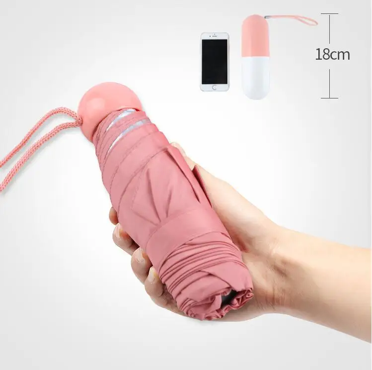 Милый зонт Детские Зонты Серебристый Пластиковый Солнцезащитный Зонт с 8