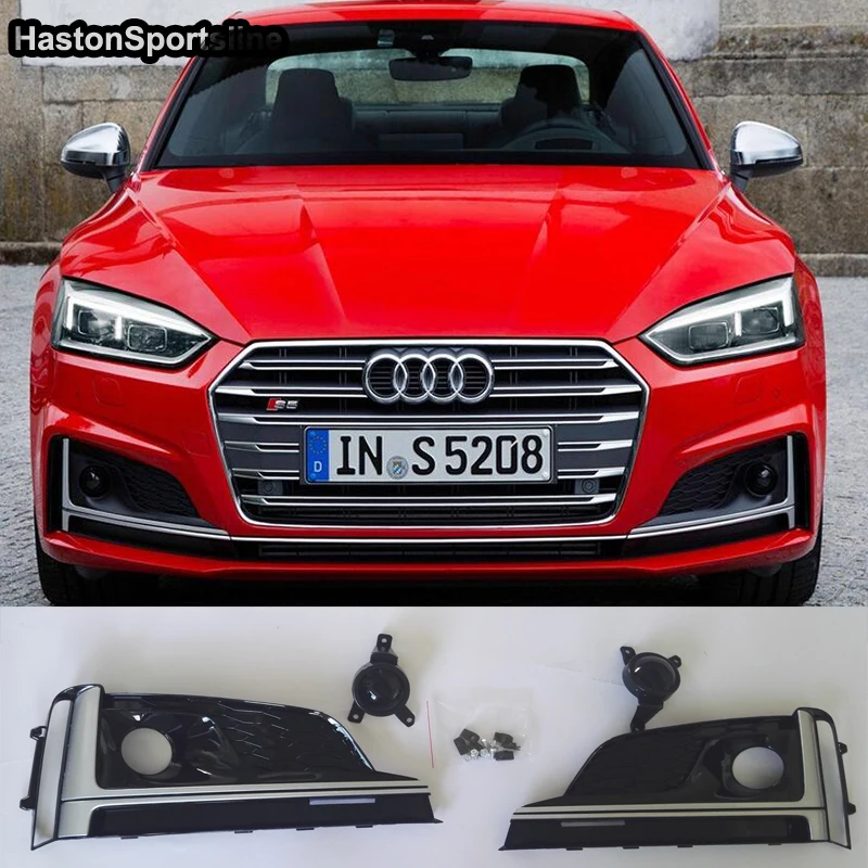 Маска для передней противотуманной фары Audi A5 крышка гриля передний бампер