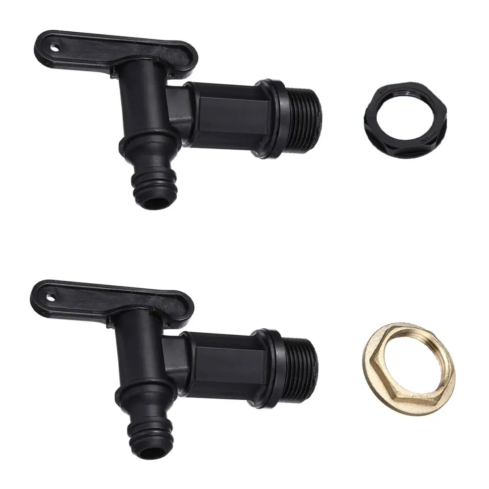 

Water Butt Tap 3/4Inch BSP Faucet Adapter Replacement Parts With Plastic Screw Thread For Outdoor Garden Bathroom Water Taps