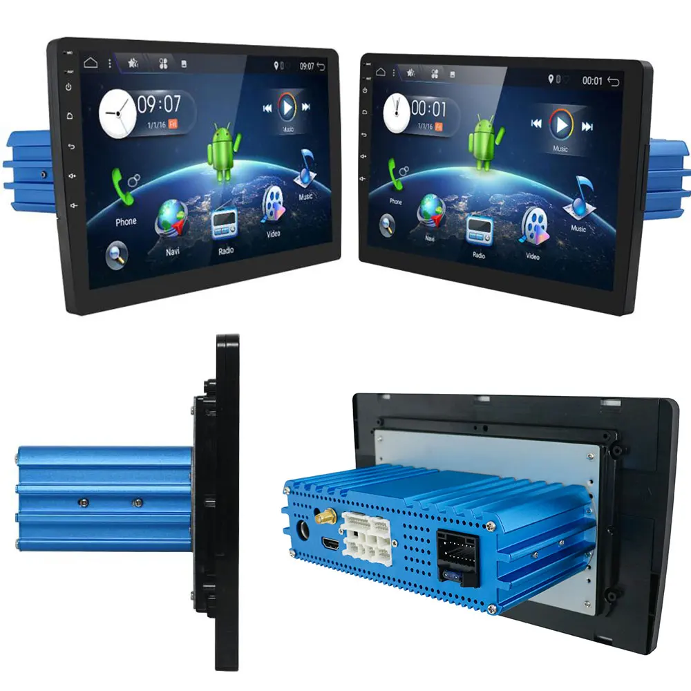 1 Din Octa Core Android 9,0 автомобильный мультимедиаплеер Универсальный gps навигации стерео радио PX6 WI-FI+ Bluetooth+ SWC+ HDMI 4G+ 64G RK3399