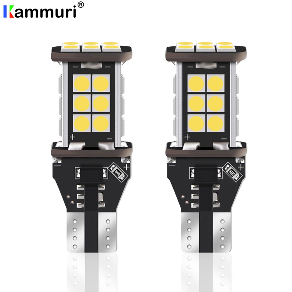 KAMMURI (2) Белый без ошибок T15 W16W светодиодный лампы для Audi BMW Mercedes Porsche Volkswagen Subaru Toyota