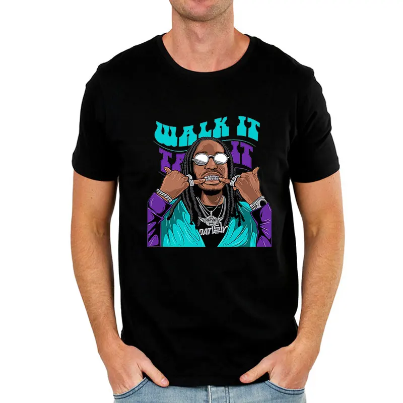 Футболка мужская оверсайз Свободная Повседневная рубашка с принтом