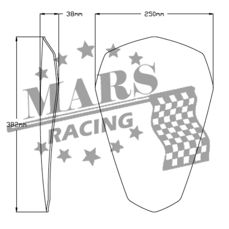 Motorcycle Touring Sports Windshield Deflector WindScreen For Yamaha MT-07 TRACER MT07 2020 2021 | Автомобили и мотоциклы