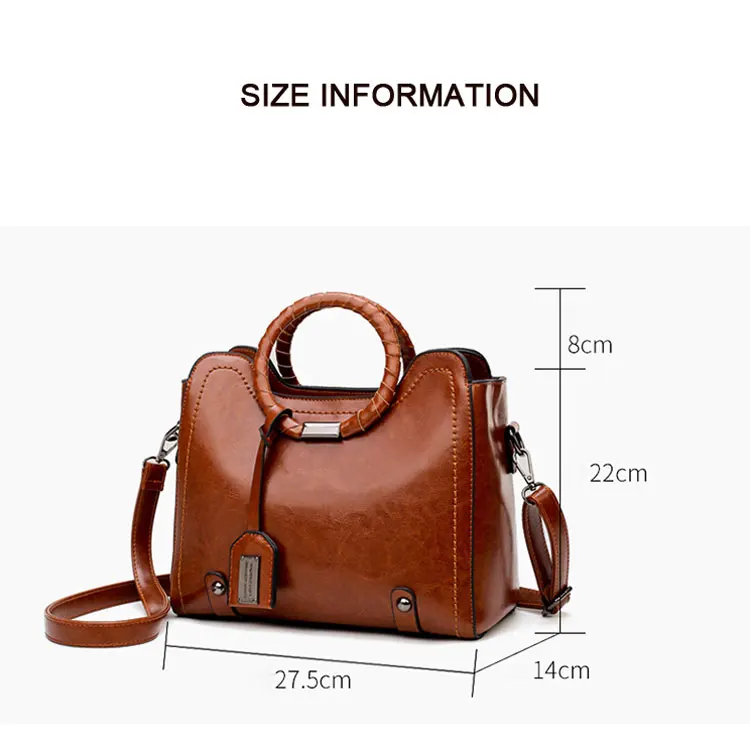 

Women Leather Handbags Big Women Bag High Quality Casual Female Bags Tote Shoulder Bag Ladies Large Bolsos