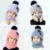 Зимние детские шапки, теплые шапки для мальчиков и девочек, нагрудники, детские шапки с ушками, Симпатичные плюшевые шапки для закрытия лица, модный шарф, шапка для маленьких девочек - изображение