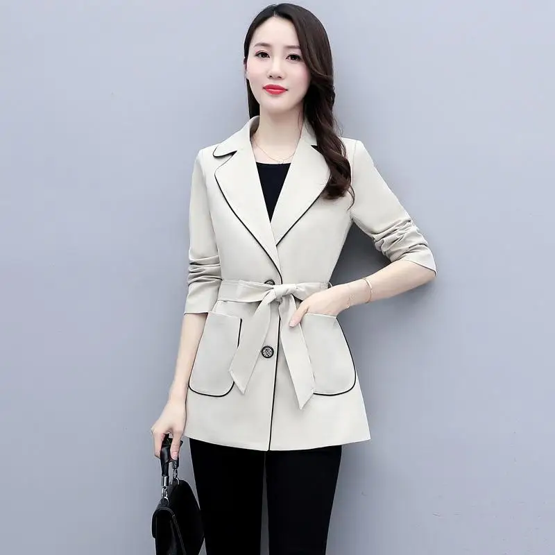 

Casual suit coat women's spring dress new Korean version in 2021 with black temperament and thin fashion