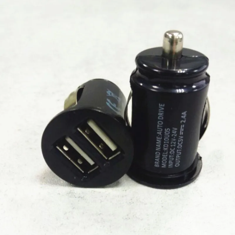 Автомобильное зарядное устройство 2 1 А 5 В два USB порта адаптер для прикуривателя