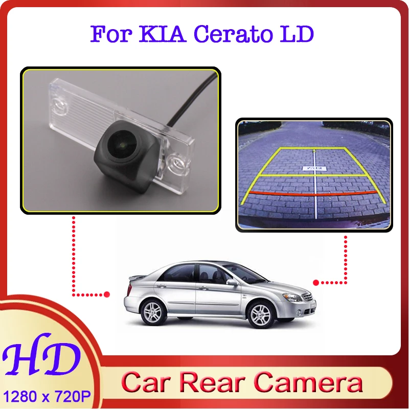

Автомобильная камера заднего вида «рыбий глаз» для KIA Cerato LD 2003 ~ 2007 ночное видение HD Водонепроницаемая специализированная камера заднего ви...