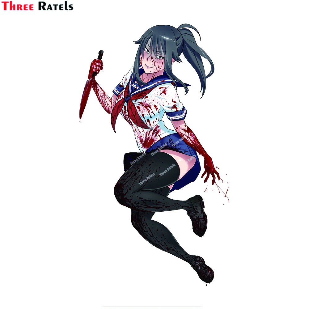 Три Ratels D276 аниме девушка Аяно Айши кровавые наклейки для ноутбука автомобиля