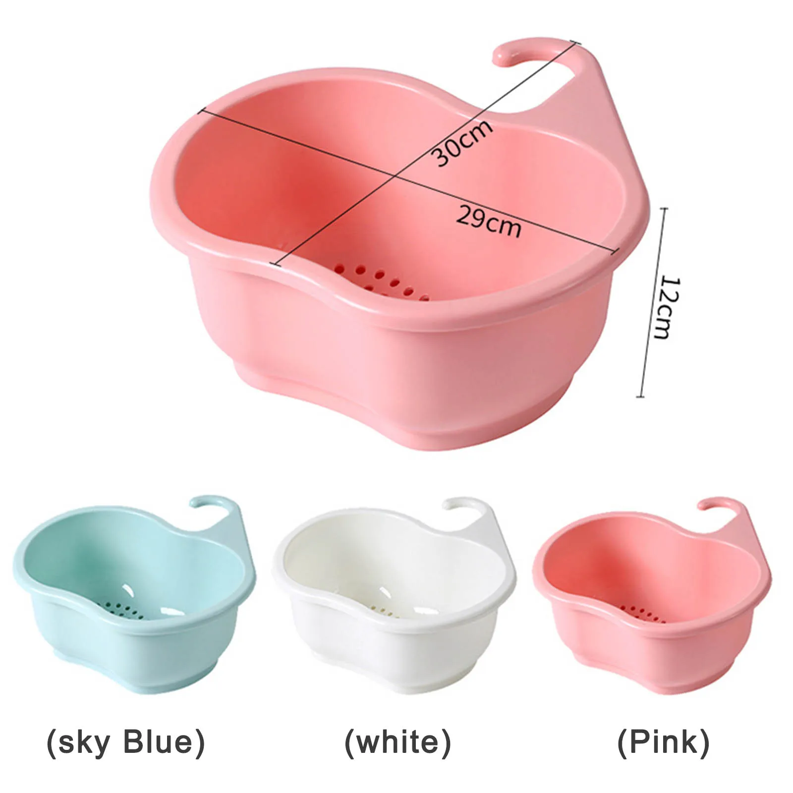 

Creative Kitchen Faucet Vegetable Fruit Drain Basket Cleaning Drain Basket Washing Basket Colanders Strainers Cocina Dropshippi