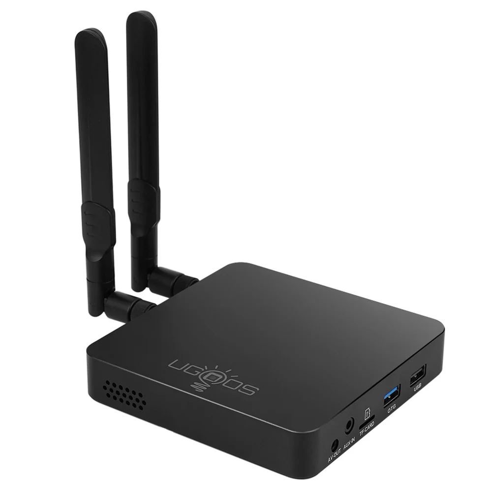 UGOOS AM6 Amlogic S922X Smart Android 9 0 ТВ приставка DDR4 2 Гб ОЗУ 16 ПЗУ 4G 5G WiFi 1000M LAN Bluetooth 4K HD OTA
