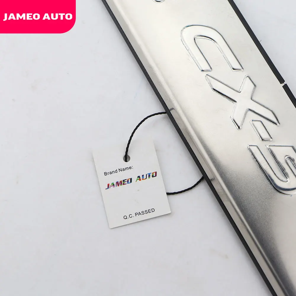 Автомобильная Защитная Накладка на порог из нержавеющей стали для Mazda Cx5 2017 2018 2019