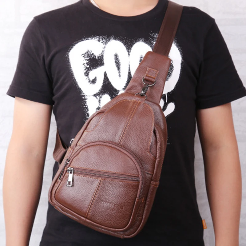 Сумка мессенджер мужская из натуральной воловьей кожи дизайнерский винтажный