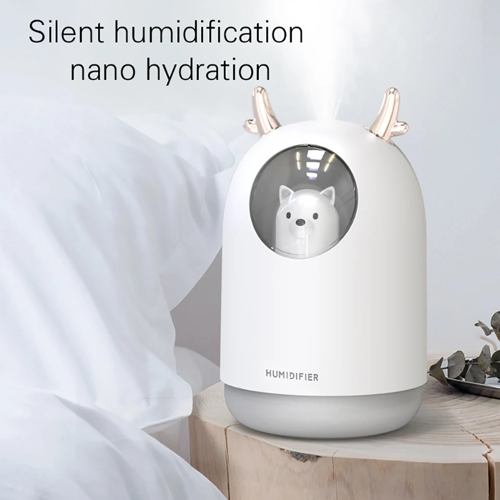 USB-увлажнитель воздуха мини-портативный увлажнитель 7 цветов светодиодный