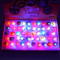 luminous rings stars shine in the dark childrens toys flash led cartoon lights glow in the dark toys for kids toys yh2294