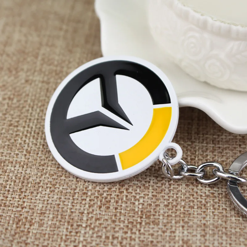 

OW Key Chain Shooting Game Key Ring 1pc Wholesale Trendy Keyring llavero Car Keychain Accessories