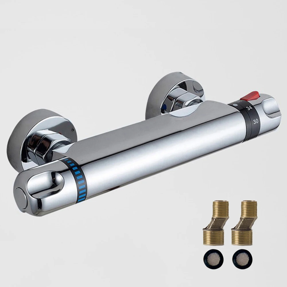 Термостатический смеситель для душа ванной комнаты с насадкой душа|Смесители