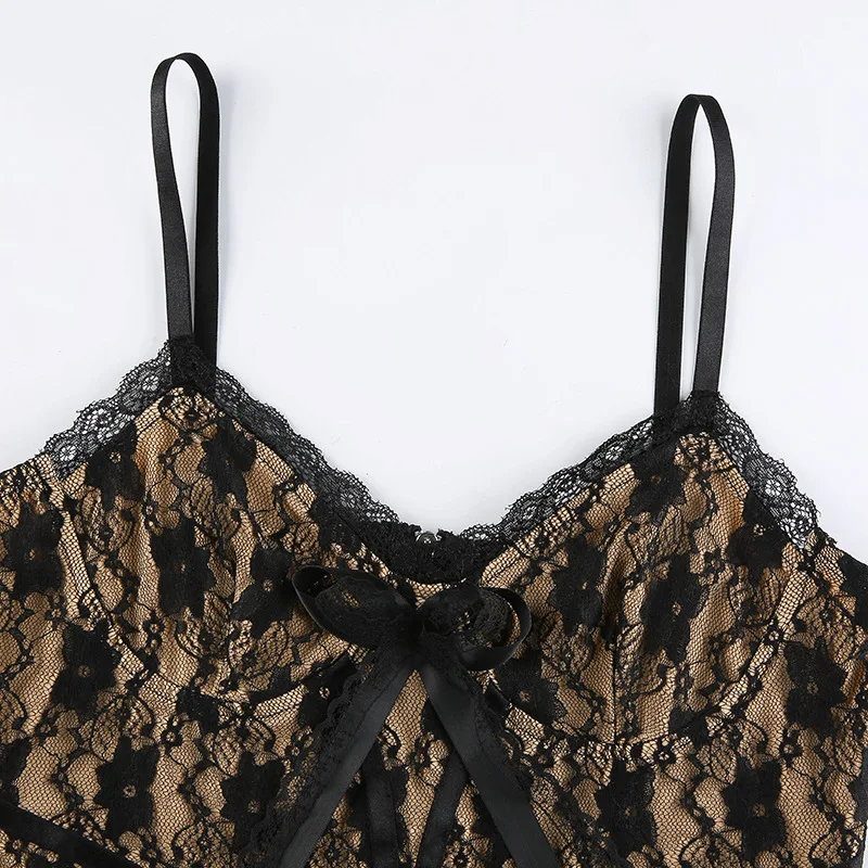 

Vest Women\u2019 s Lace Floral Sleeveless Spaghetti Strap Crop Tops Backless Camisole for Summer S/M/L Support Dropshipping