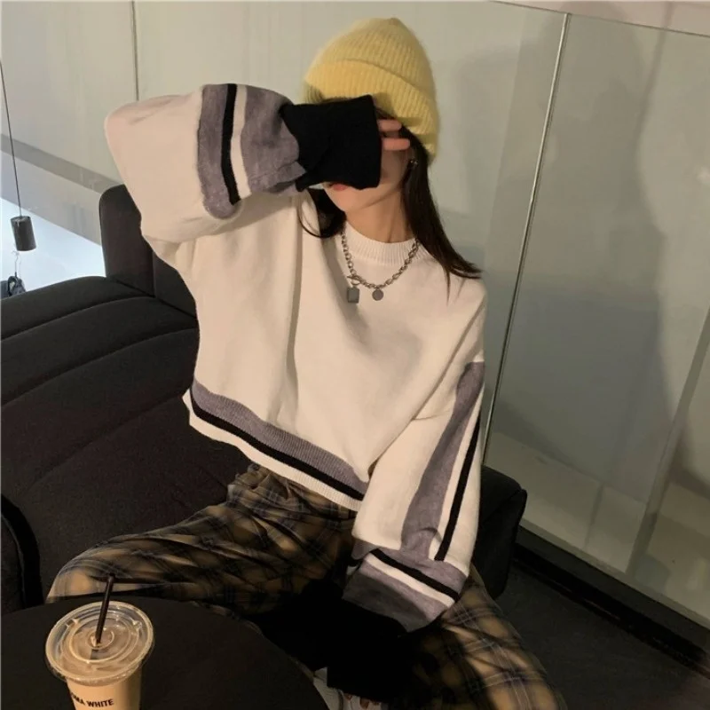 Короткий свитер для женщин Свободная верхняя одежда популярная 2021 Rac | Женская