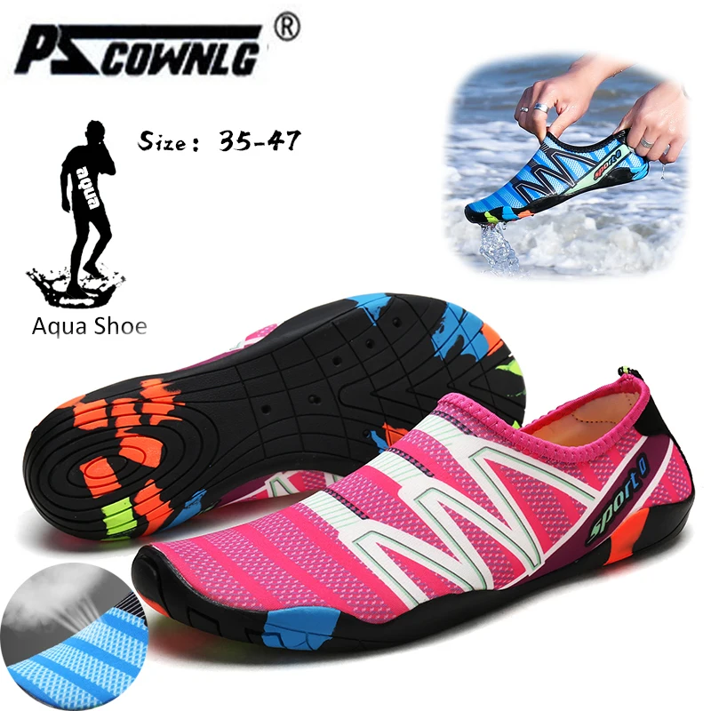 

Solid Color Unisex Sneakers Swimming Shoes Quick-Drying Aqua Shoes yoga and Water Shoes Zapatos De Mujer Beach Water Shoes