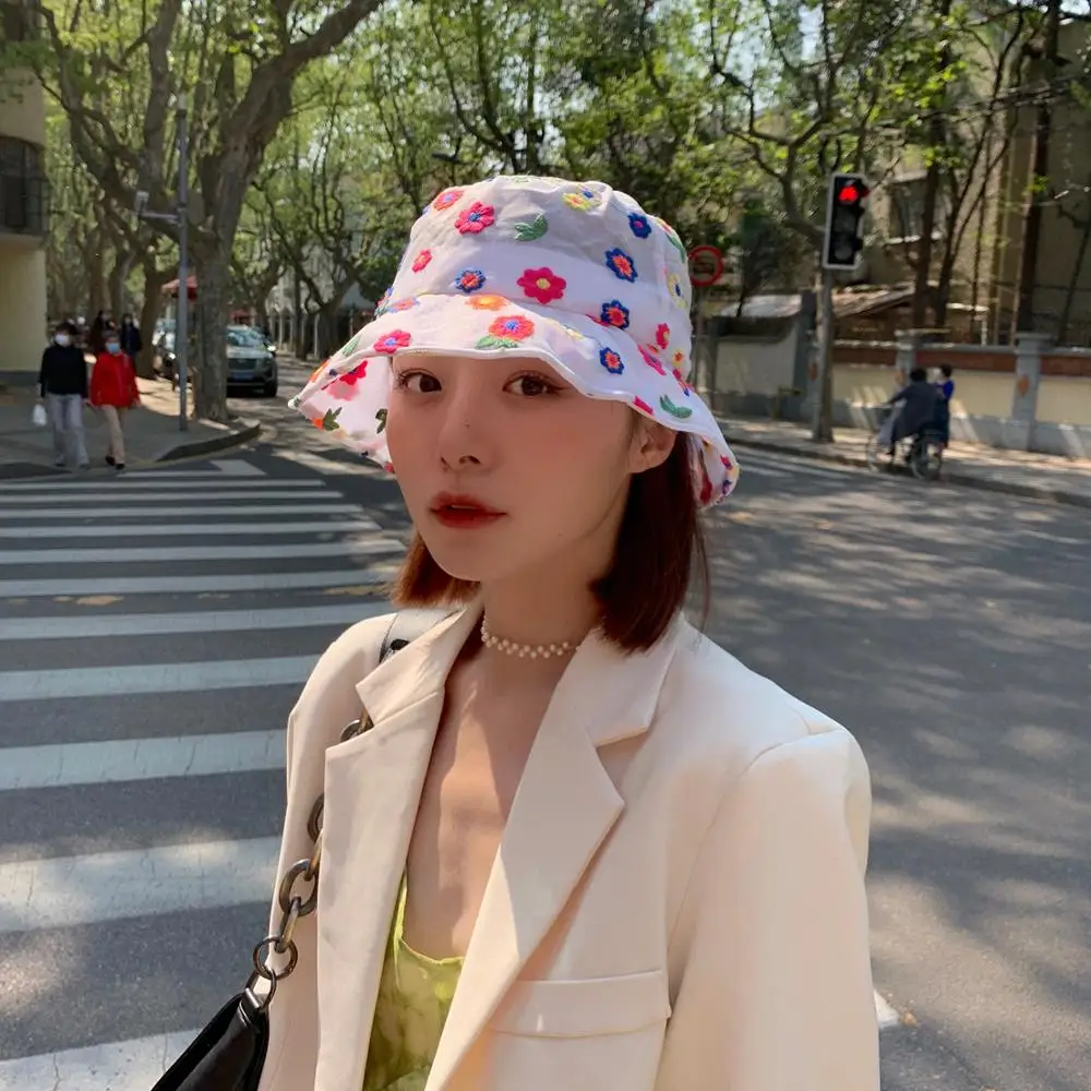 Панама женская кружевная с УФ-защитой элегантная шапка от солнца в стиле кэжуал